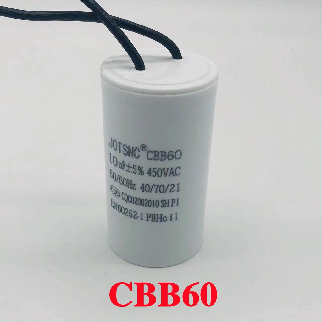 Tụ Điện CBB60 450V 3UF 4UF 5UF 6UF 8UF 10UF 12UF 14UF 15UF 16UF 18UF 20UF 25UF