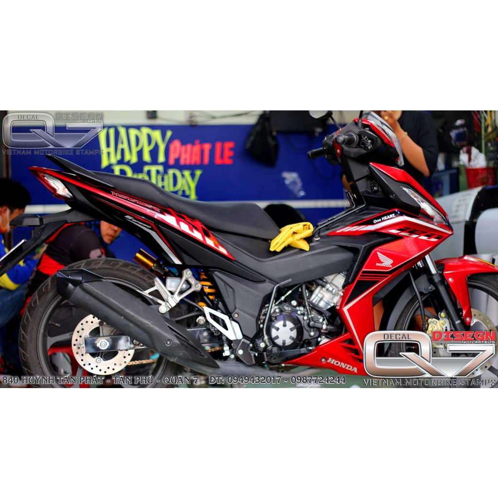 Tem Rời WINNER V1 ĐỎ ĐEN