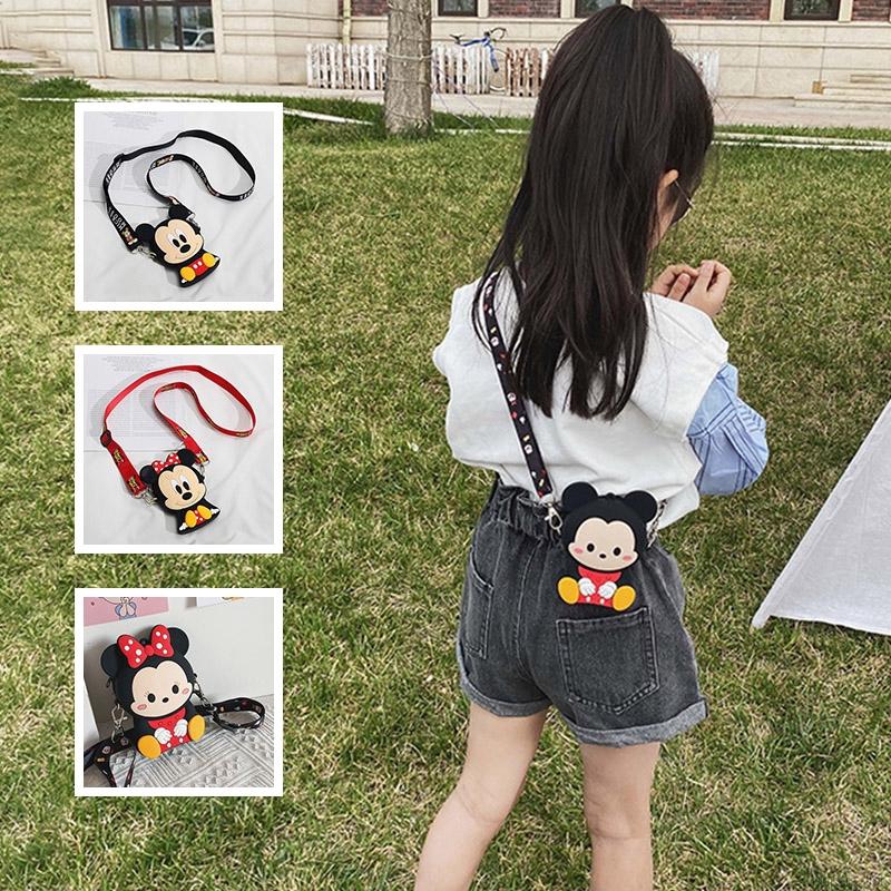 Túi Đeo Chéo Hình Chuột Mickey Đáng Yêu Dành Cho Bé