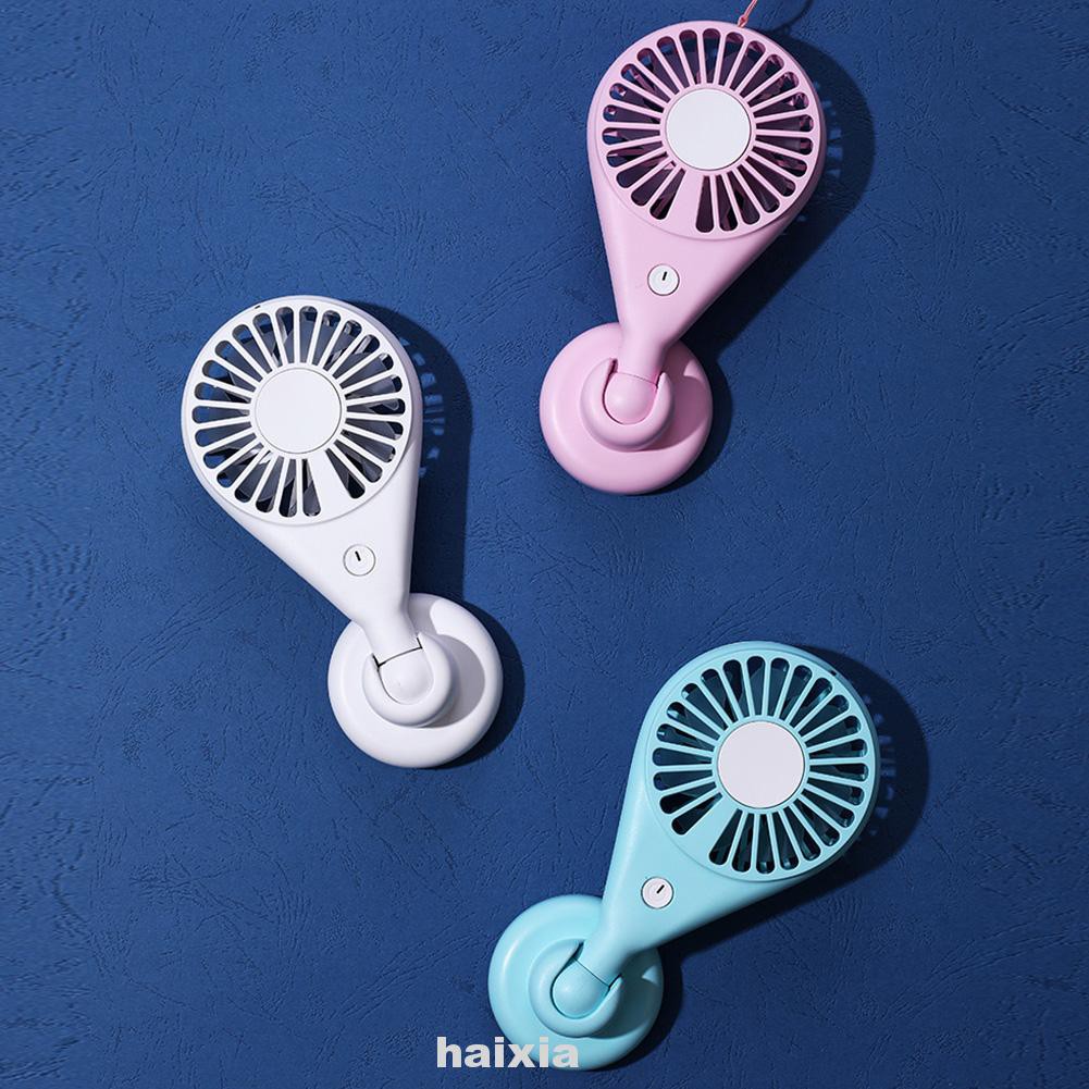 Desktop Household LED Light USB Charging Handheld Fan