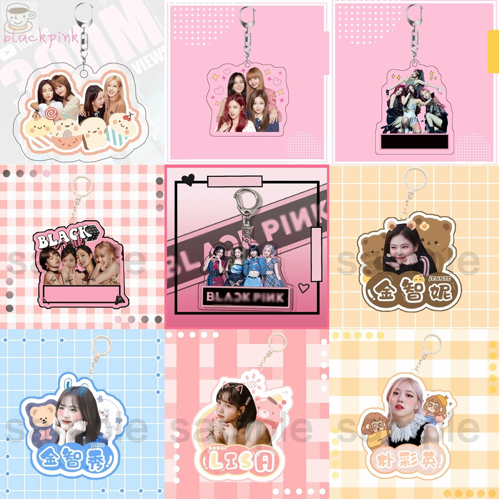 Móc khóa BLACKPINK nhiều mẫu idol thần tượng kpop