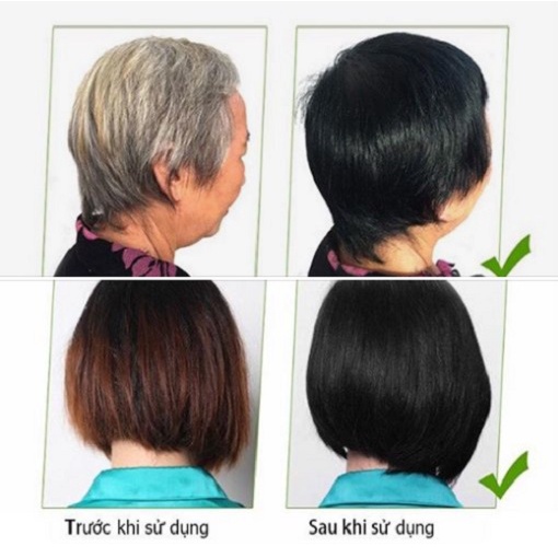 [DẠNG GÓI TIỆN LỢI] Dầu gội phủ bạc nhân sâm Sin hair  Nhật Bản - Phủ bạc ngay lần đầu tiên gội