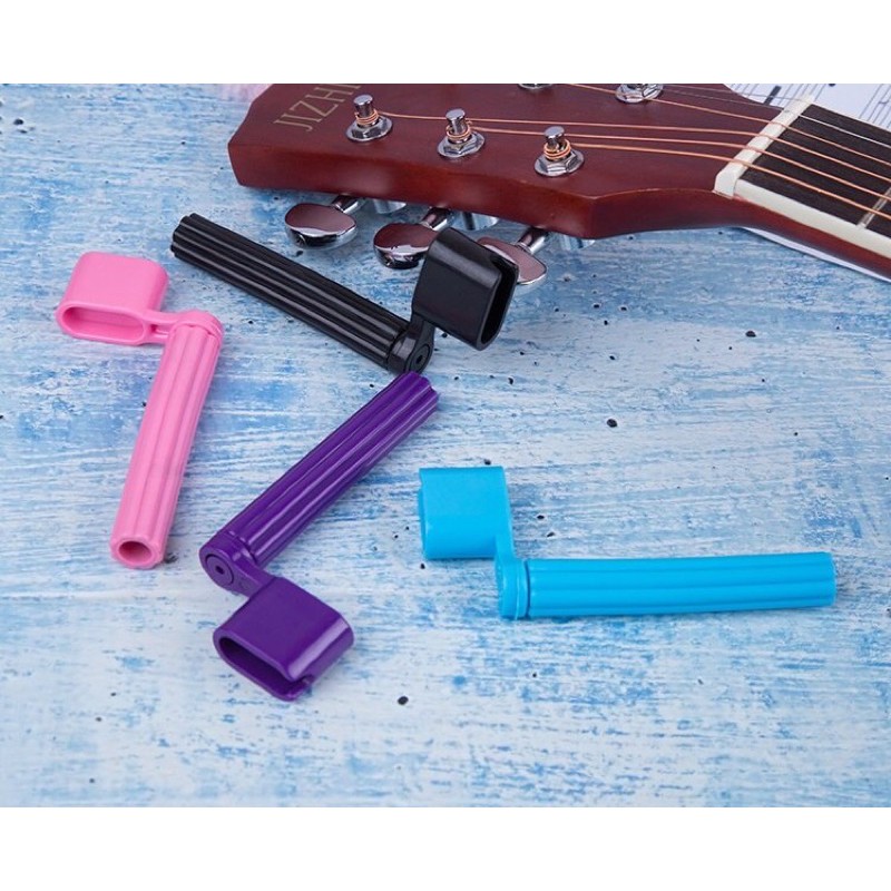 Dụng cụ tay quay thay dây, tháo chốt đàn guitar 2 trong 1