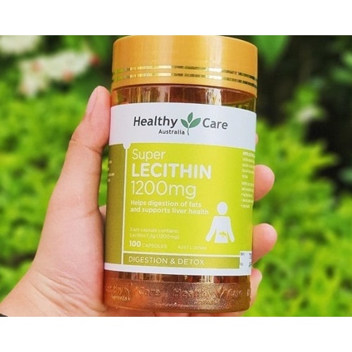 Viên Uống Mầm Đậu Nành Super Lecithin 1200Mg Healthy Care Giá Chính Hãng