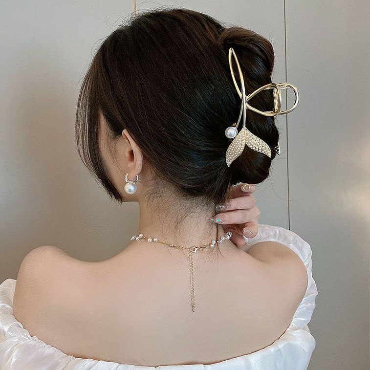 Kẹp Tóc Đuôi Cá Lớn Thời Trang Mùa Thu Cao Cấp Dành Cho Nữ 2022