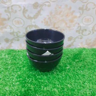 Chén chè màu đen bóng nhựa melamine cao cấp fataco co09