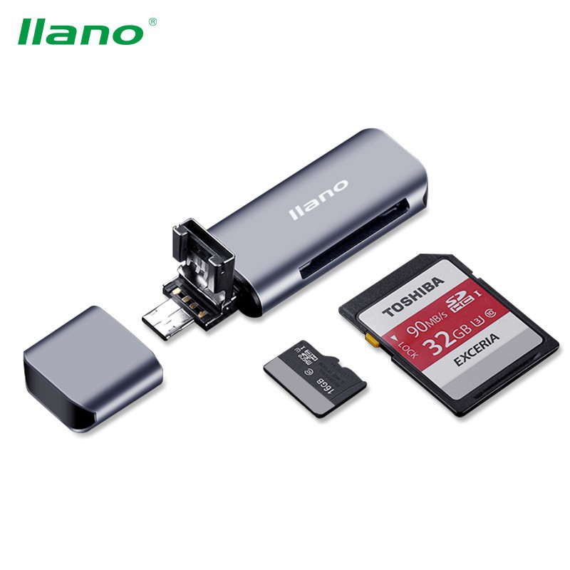 Đầu đọc thẻ nhớ llano USB 3 trong 1 thông minh chất lượng cao