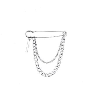 (UP) Ghim cài áo DÂY XÍCH phong cách hip-hop Hàn Quốc phụ kiện thời trang unisex