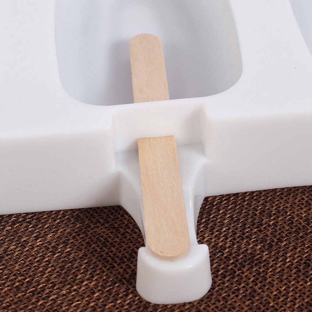 YIYU Khuôn Silicone Cấp Thực Phẩm 4 Ngăn Tự Làm Kem Cho Bé