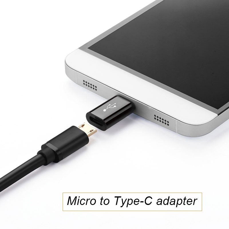 Thiết bị chuyển đổi giao diện sạc cổng Type C sang Micro USB dành cho Xiaomi Huawei Samsung Type-C