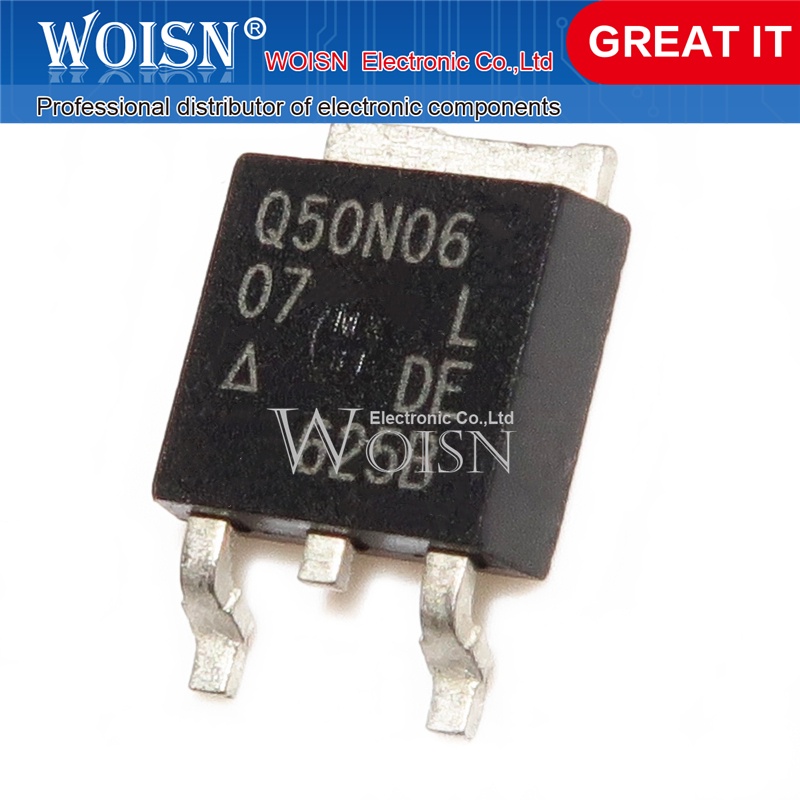 5 CÁI Q50N06-07L Q50N06 50N06 TO-252 Còn hàng