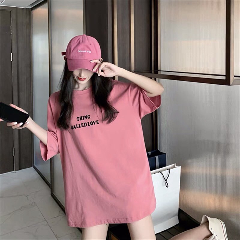 Áo Thun Nữ form rộng, Áo phông nữ dáng rộng mốt dấu quần | BigBuy360 - bigbuy360.vn