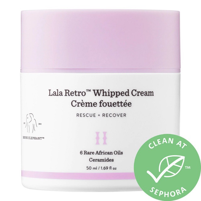 DRUNK ELEPHANT  Kem Dưỡng Ẩm Lala Retro Whipped Moisturizer with Ceramides