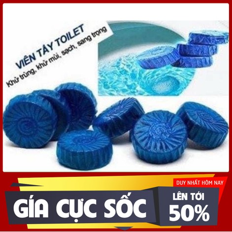 VIên thả bồn cầu ⚡HÀNG LOẠI 1⚡ tự động tẩy sạch bồn toilet, khử mùi hôi,lưu lại mùi hương dễ chịu sau khi xả nước