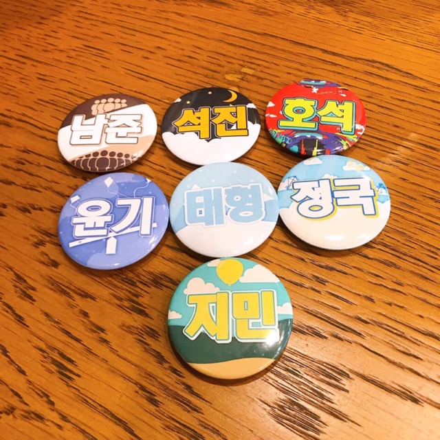 HUY HIỆU BTS - PIN BUTTON