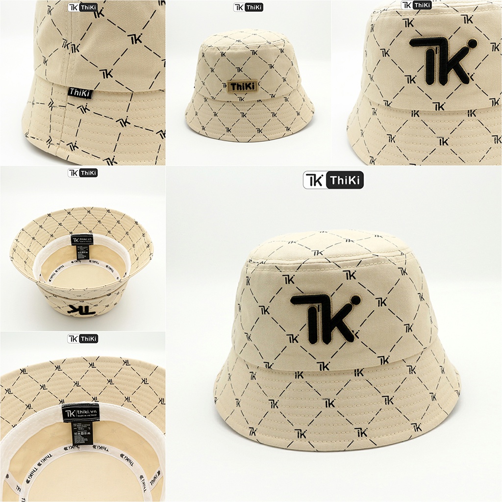 Nón Bucket Monogram THIKI chính hãng