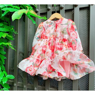 Đầm Lụa Hàn Quốc Cao Cấp bé gái BabyBean