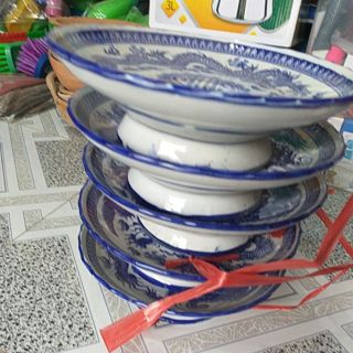 Dỉa sứ chưng trái cây