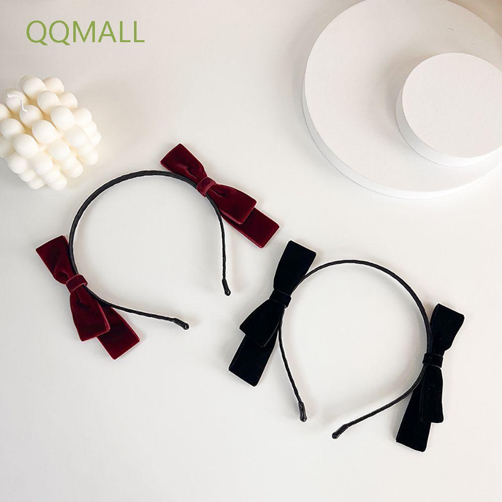 Cài tóc vải nhung thắt nơ đáng yêu với nhiều màu tùy chọn hợp thời trang dành cho nữ