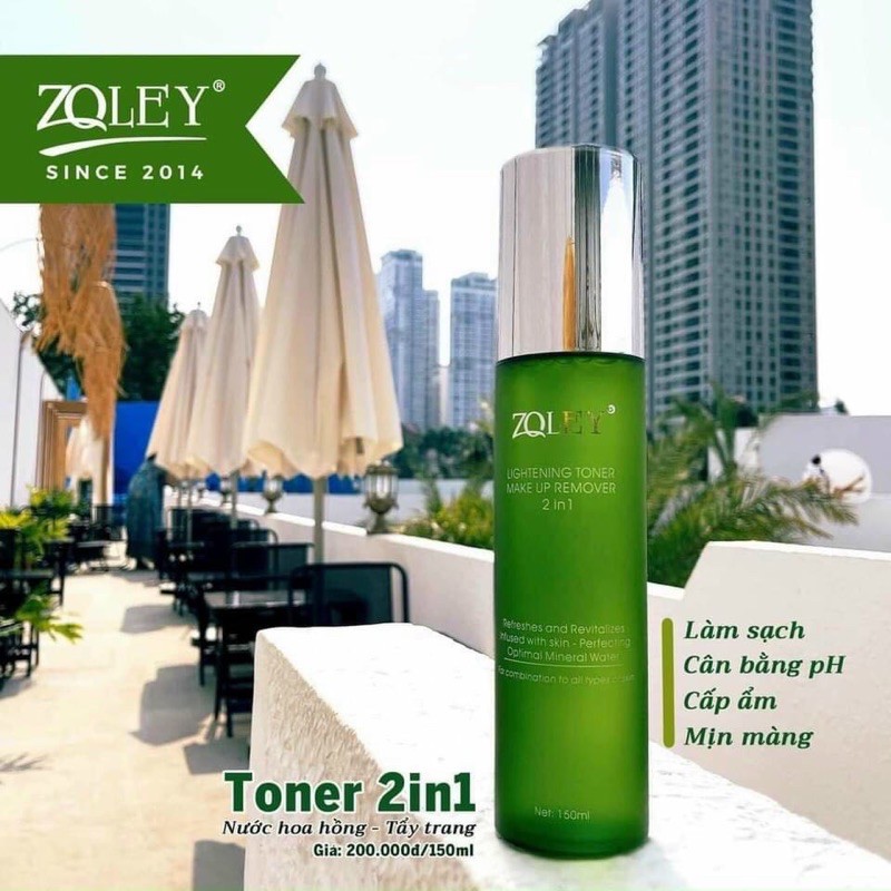 Nước Hoa Hồng Tẩy Trang Sản Phẩm Dưỡng Da Toner Zoley dạng nước