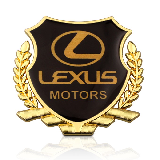 Thích hợp cho nhãn dán xe kim loại Lexus ES300h UX260h LS350 LC500h