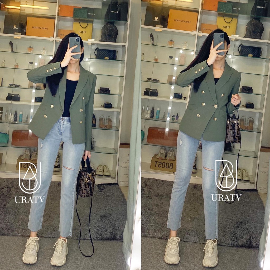 [FREESHIP - ẢNH THẬT] Áo BLAZER 2 HÀNG KHUY MNG xuất dư | BigBuy360 - bigbuy360.vn