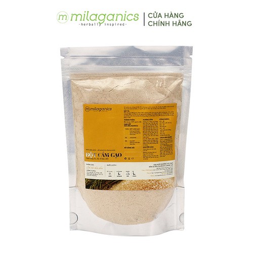 Bột Cám gạo MILAGANICS 100g | Thế Giới Skin Care