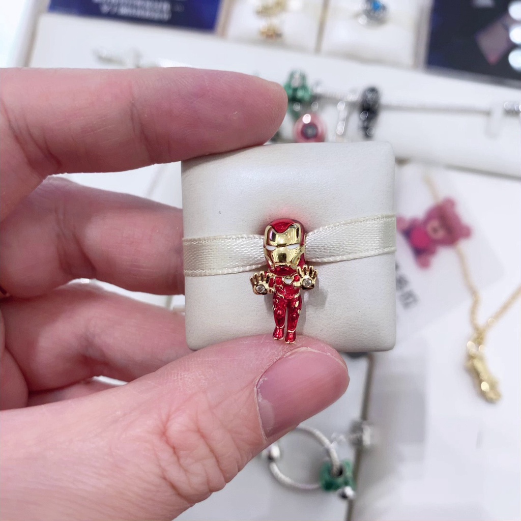 Vòng Tay Chuỗi Hạt Phong Cách Avengers Iron Man Cá Tính Pandora