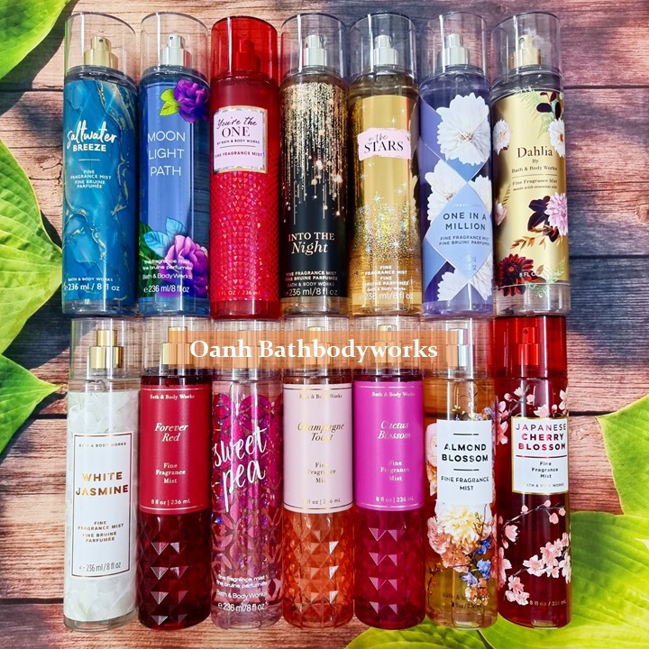[Đủ mùi] Xịt thơm body mist Bath & Body Works (Auth)
