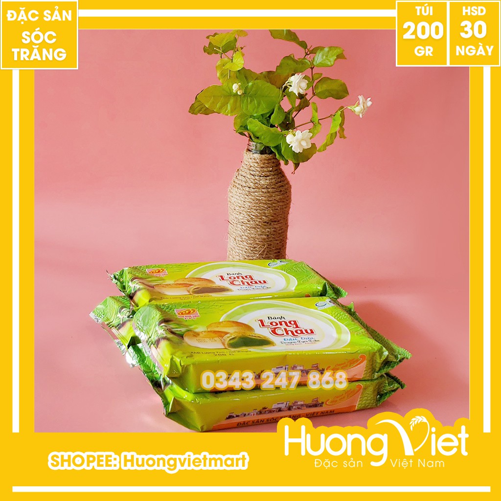 [Mã 267FMCGSALE giảm 8% đơn 500K] Bánh Long Châu lá dứa Tân Huê Viên | BigBuy360 - bigbuy360.vn