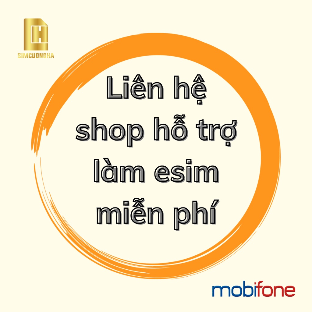 Sim 4g mobifone DTHN sim mạng mobifone không giới hạn dung lượng, không phải nạp tiền - SIMCUONGHA