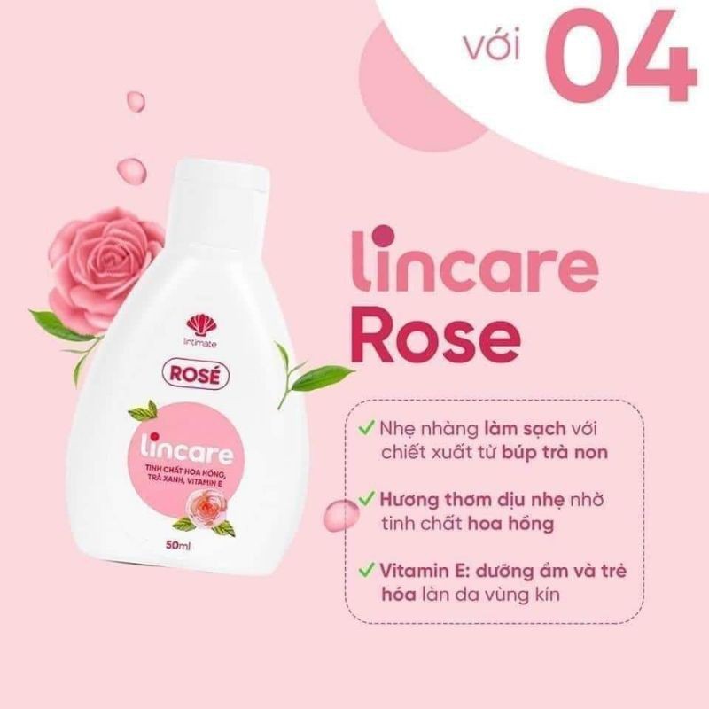 Dung dịch vệ sinh Lincare Rose chính hãng