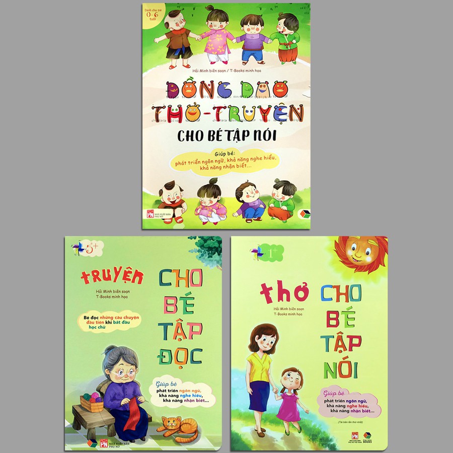 Sách - Đồng dao Thơ - Truyện cho bé tập nói