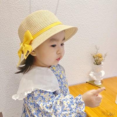 Set Mũ Và Túi Cói Đi Biển Phong Cách Công Chúa Cho Bé Gái