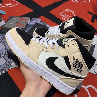 (Ảnh thật + video) Giày thể thao sneaker cao cổ vàng nhạt