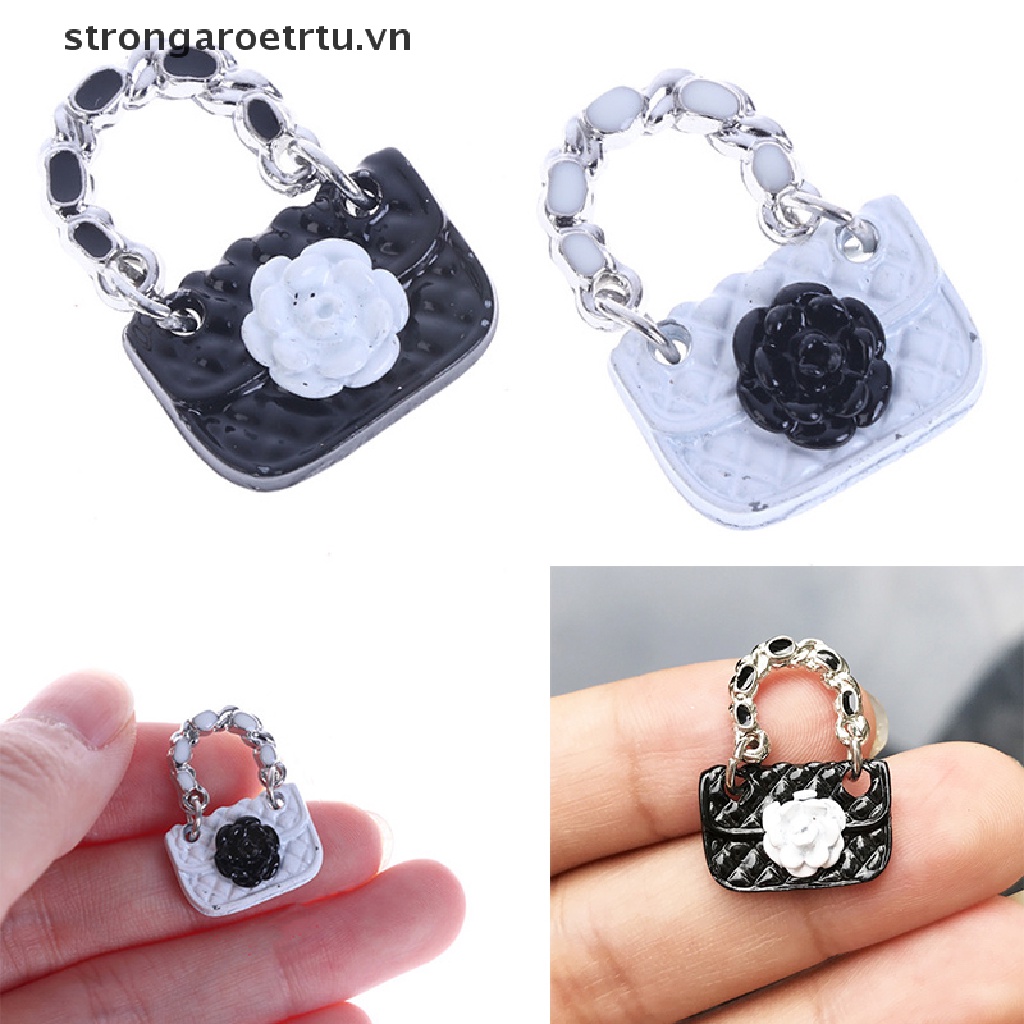 Mô hình túi xách mini 1:12 dùng trang trí nhà búp bê dễ thương