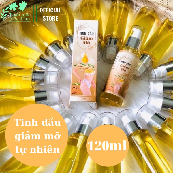 Tinh Dầu Giảm Mỡ, Từ Thiên Nhiên, An Toàn, Hiệu Quả, 120ml