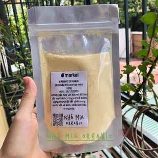 Bột bắp hữu cơ hạt mịn Markal (có gói lẻ)