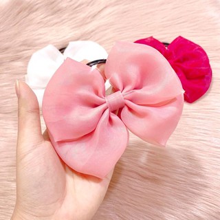 buộc tóc nơ voan công chúa