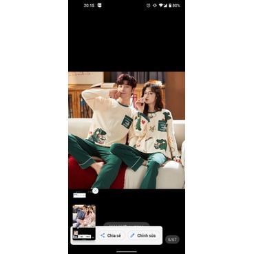 Bộ ngủ đôi cotton | BigBuy360 - bigbuy360.vn