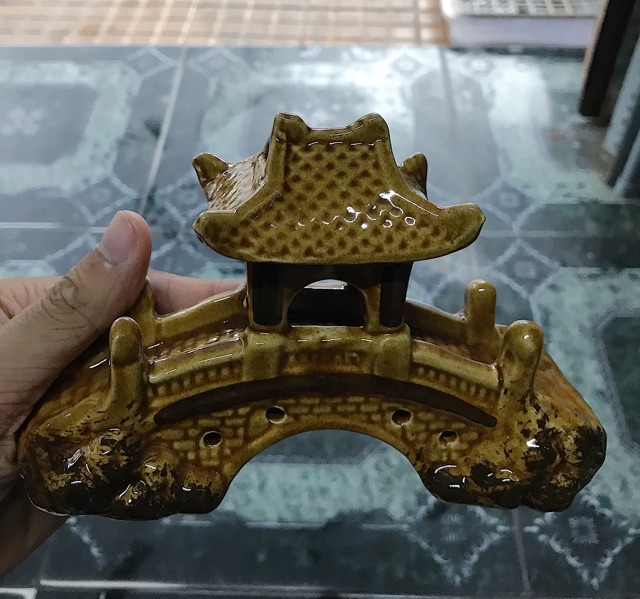 CẦU TRANG TRÍ HỒ CÁ NON BỘ 20x8x11CM