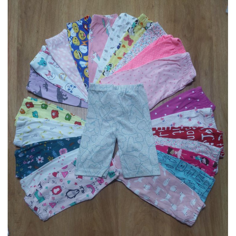 Quần Legging Lửng Bé Gái Cotton Borip 10-21kg