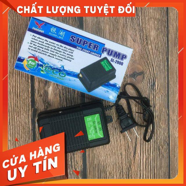 Máy sủi Oxi 1 vòi 2 Vòi Super Pump, tặng dây và quả sủi