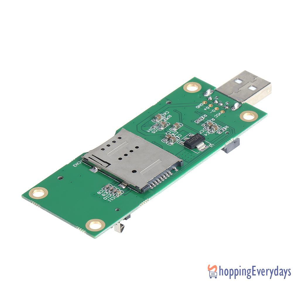 Thiết Bị Chuyển Đổi Mini Pci-e Sang Usb Với Khe Cắm Sim 8pin Cho Wwan / Lte | BigBuy360 - bigbuy360.vn