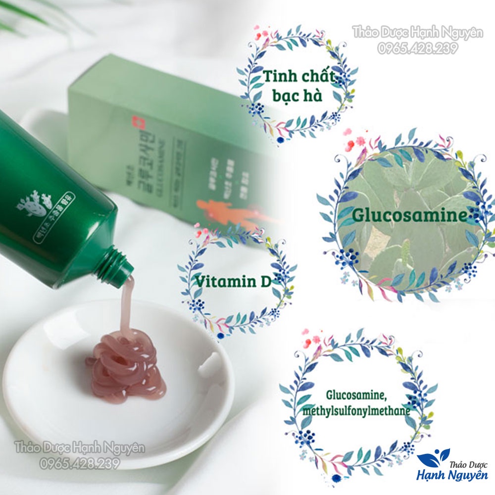 Dầu lạnh xoa bóp Glucosamine Hàn Quốc 150ml - Sản phẩm cao cấp