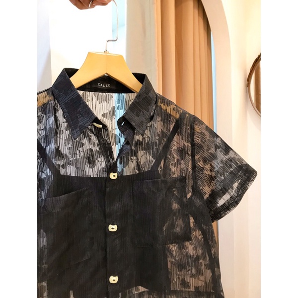 Set sơ mi xuyên thấu