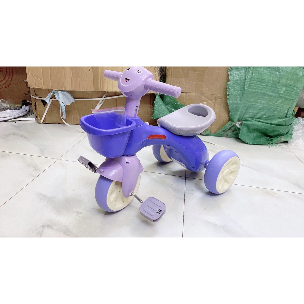 Xe đạp ba bánh 219 cho bé từ 1 tuổi, có đèn và nhạc siêu xinh cho bé (kèm ảnh thật)