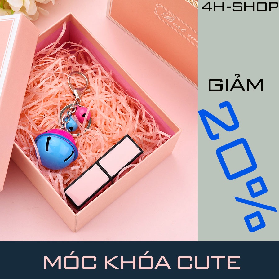 Móc khóa cute siêu đẹp , kiểu dáng chuông gió , bằng kim loại màu sắc bắt mắt phong cách độc đáo bền đẹp
