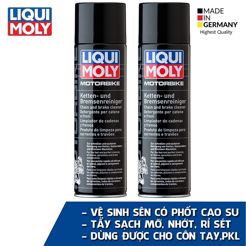 Chai Vệ Sinh Sên Có Phốt LIQUI MOLY 1602 500ml | Loại bỏ sạch dầu, chất nhờn | Hibucenter