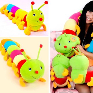 Gối nhồi bông mềm mại hình sâu bướm đáng yêu cho bé